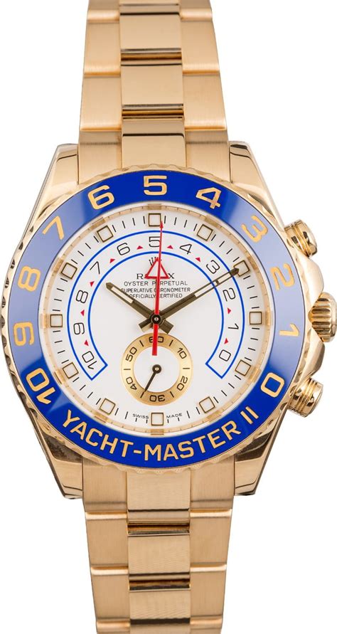 Rolex yachtmaster gold watch